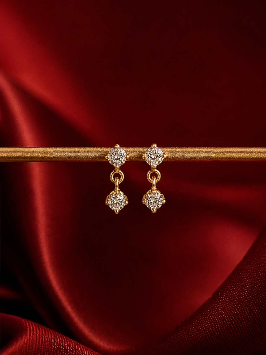 Diamond Drop Earrings
